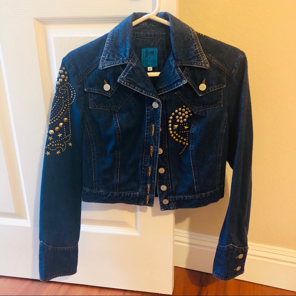 Jeans de Christian Lacroix Bedazzled Denim Jacket